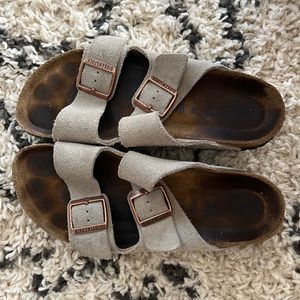 Arizona suede Birkenstock sandals
